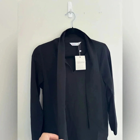 Compania Fantastica Black Cravate Dress NWT - Picture 5 of 9